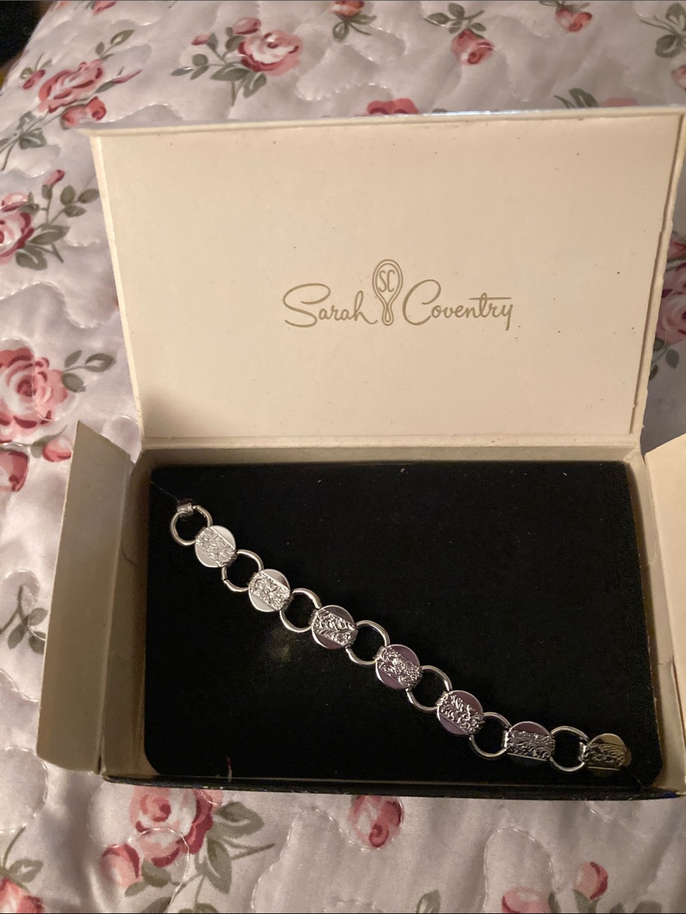 Sarah Coventry Silver Bracelet in Original Box No. 9733